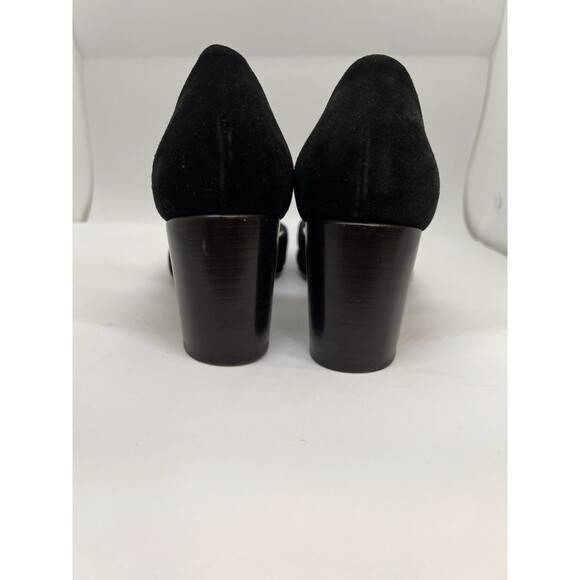 Balenciaga D'Orsay Wedge Heels Black Suede 37 - Picture 4 of 16